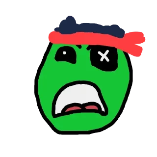 🟩 emoji Бебра гдшер Telegram sticker 10 of 18