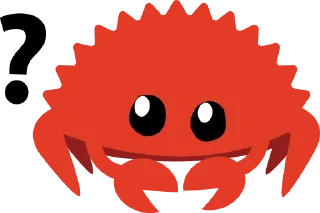 ❓ emoji rust-lang Telegram sticker 10 of 17