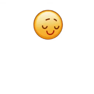 😌 emoji Cute emoji - @Gatta_Strafatta Telegram sticker 11 of 81
