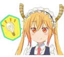 💡 emoji Kobayashi-san@Nekostickerss Telegram sticker 18 of 119