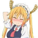 ☺️ emoji Kobayashi-san@Nekostickerss Telegram sticker 16 of 119