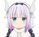😕 emoji Kobayashi-san@Nekostickerss Telegram sticker 7 of 119