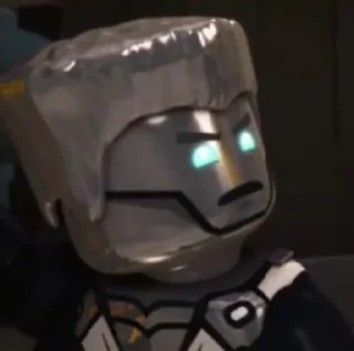 🤨 emoji Ninjago: Zane | @Il_Ninja_Verde Telegram sticker 12 of 40