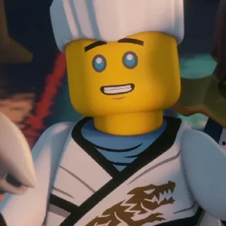😁 emoji Ninjago: Zane | @Il_Ninja_Verde Telegram sticker 23 of 40