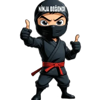 🫥 emoji NİNJA Telegram sticker 11 of 31