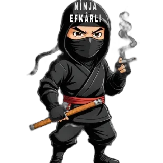 🫥 emoji NİNJA Telegram sticker 19 of 31