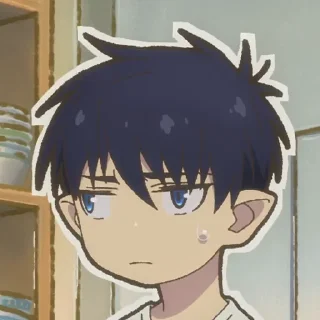 🔥 emoji Rin Okumura (@TodorokiShouto) Telegram sticker 5 of 64