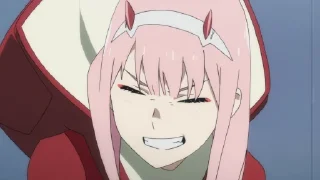 😆 emoji Zero Two Telegram sticker 8 of 24