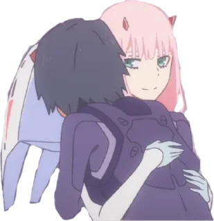 ❤️ emoji Zero Two Telegram sticker 16 of 24