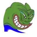 💸 emoji Pepe { @mobi_md }🐸 Telegram sticker 7 of 26