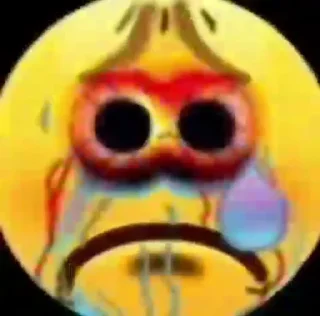 😢 emoji Cursed Emojis Telegram sticker 9 of 27