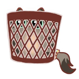 🗑️ emoji Blob Cat! 🏳️‍🌈 Telegram sticker 12 of 27