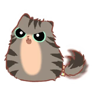 😡 emoji Blob Cat! 🏳️‍🌈 Telegram sticker 6 of 27