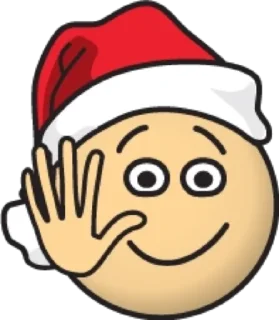👋 emoji Красная шапка @modnyashki_vip Telegram sticker 1 of 25