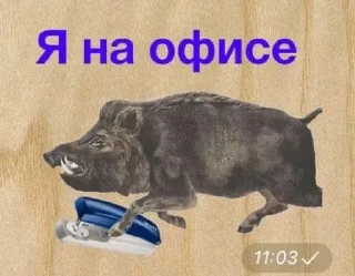 🌟 emoji кабан из потуси Telegram sticker 6 of 18