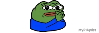 🐸 emoji Mini pepe @MyPl4ylist Telegram sticker 22 of 50