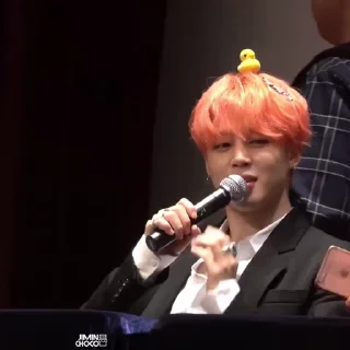 🧁 emoji pinky jimin   ˑ ♡ ֗   @tyrns . Telegram sticker 5 of 30