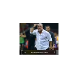 😄 emoji Fatih Sultan Terim Telegram sticker 9 of 9