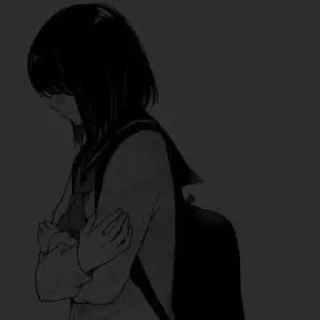 🖤 emoji حزن @SticZ_Bot • @aljoker_z_e Telegram sticker 19 of 79
