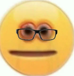 👓 emoji Cursed Emojis Telegram sticker 22 of 27