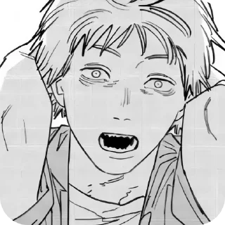 👄 emoji Denji @forgttonrealm Telegram sticker 19 of 39
