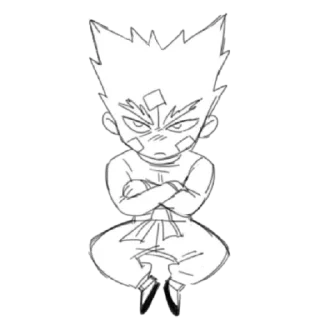 🥰 emoji Garou Telegram sticker 24 of 44