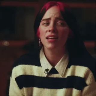 😬 emoji Billie eilish pt 2 | @byverrmy Telegram sticker 10 of 117