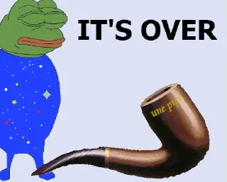 😞 emoji It's Over Telegram sticker 5 of 36