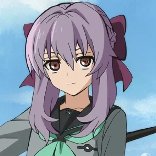 💜 emoji Shinoa Hiragi @xxTokyo_Art Telegram sticker 20 of 40