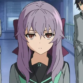 💜 emoji Shinoa Hiragi @xxTokyo_Art Telegram sticker 22 of 40