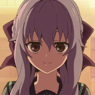 💜 emoji Shinoa Hiragi @xxTokyo_Art Telegram sticker 15 of 40