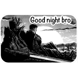 😴 emoji Berserk Telegram sticker 10 of 58