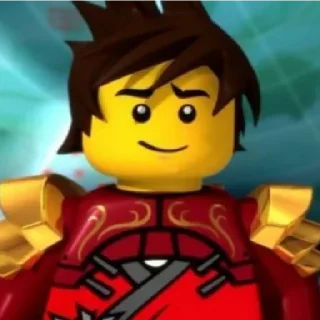 🙂 emoji Ninjago: Kai | @Il_Ninja_Verde Telegram sticker 8 of 40