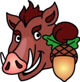 🥰 emoji Кабан @modnyashki_vip Telegram sticker 10 of 25