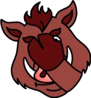 🤦‍♂️ emoji Кабан @modnyashki_vip Telegram sticker 24 of 25