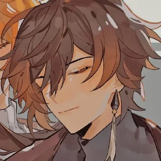 😌 emoji zhongli☀️ Telegram sticker 5 of 42