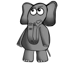 🤔 emoji Elephant Telegram sticker 24 of 26