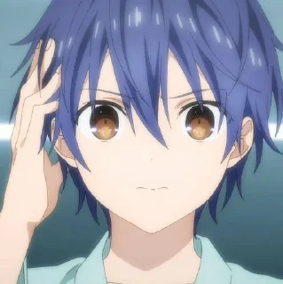 💙 emoji ⌜ Shido 💙 ⌟  ᨒ @KurumiFan ⛩️ Telegram sticker 16 of 53