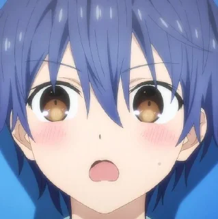 💙 emoji ⌜ Shido 💙 ⌟  ᨒ @KurumiFan ⛩️ Telegram sticker 9 of 53