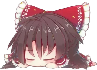 🌟 emoji 🍵 ও Reimu Hakurei ۵ → @KesitoMania Telegram sticker 19 of 120