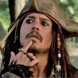 👀 emoji Jack Sparrow Telegram sticker 22 of 23