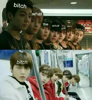 🌟 emoji Bts mememememess Telegram sticker 6 of 57