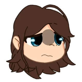 🙁 emoji Friend Eva Telegram sticker 17 of 27