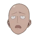 😨 emoji Saitama Telegram sticker 8 of 13