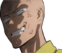 😏 emoji Saitama Telegram sticker 15 of 24