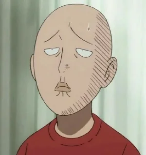 🌚 emoji Saitama Telegram sticker 9 of 71