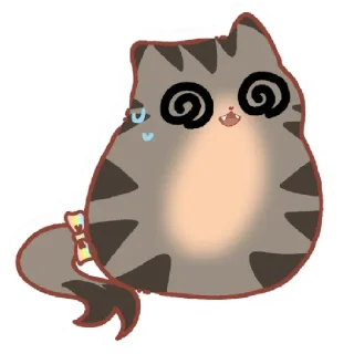 😵‍💫 emoji Blob Cat! 🏳️‍🌈 Telegram sticker 15 of 27