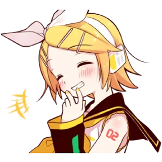 Sticker from HATSUNE MIKU @Nekostickerss