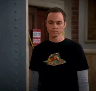 Sticker from the big bang theory🥡@callme_vista