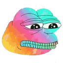 💸 emoji Pepe { @mobi_md }🐸 Telegram sticker 19 of 26
